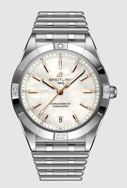 Review Breitling CHRONOMAT AUTOMATIC 36 Replica watch A10380101A4A1 - Click Image to Close